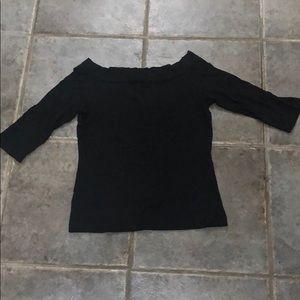 Off the shoulder 3/4 sleeve top